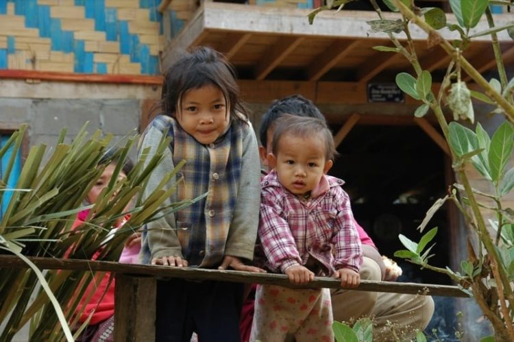 Hmong Siblings - Luang Prabang, Laos