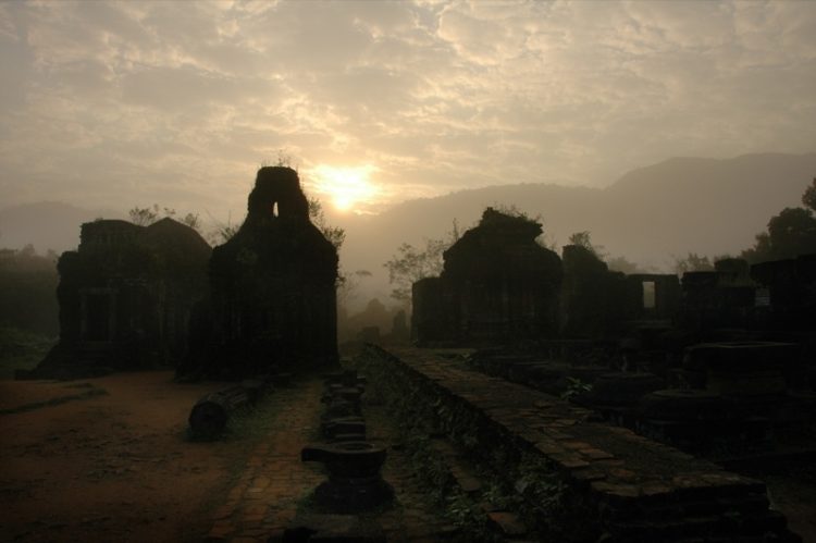 My Son Temples at Sunrise