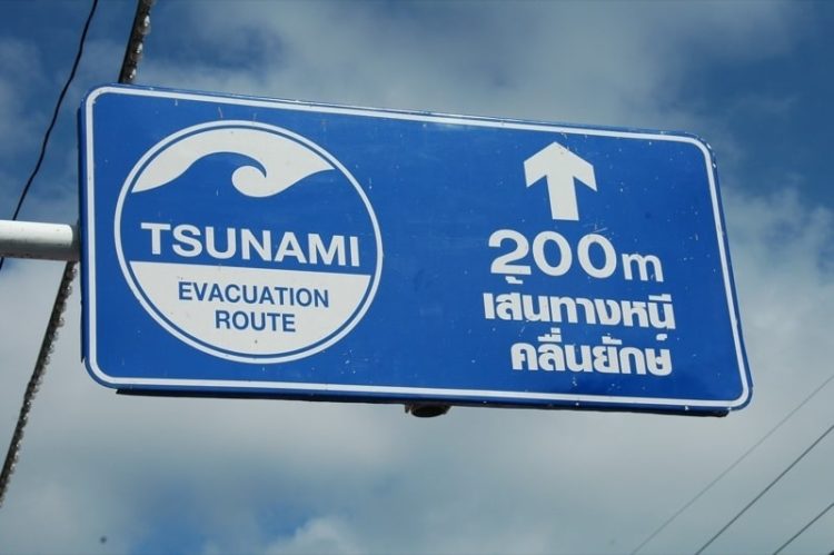 Tsunami warning signs, Patong