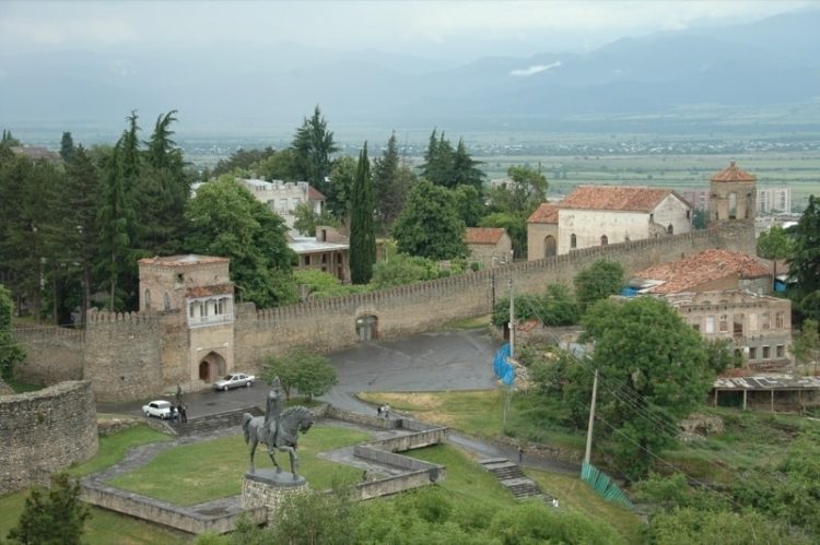 View of Telavi, Georgia