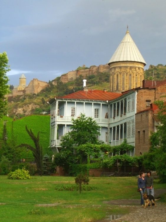 View of Sioni Cathedral and Narikala