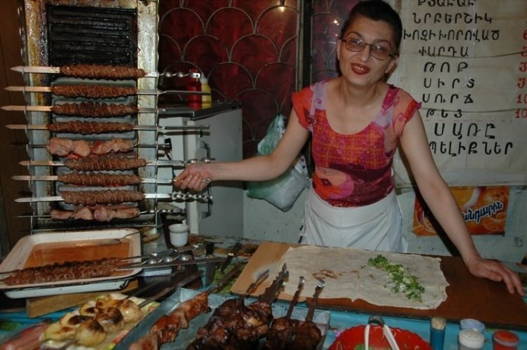 Kebab Vendor - Yerevan, Armenia