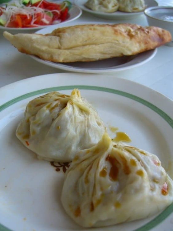 Manti (Stuffed Dumpling) - Samarkand, Uzbekistan