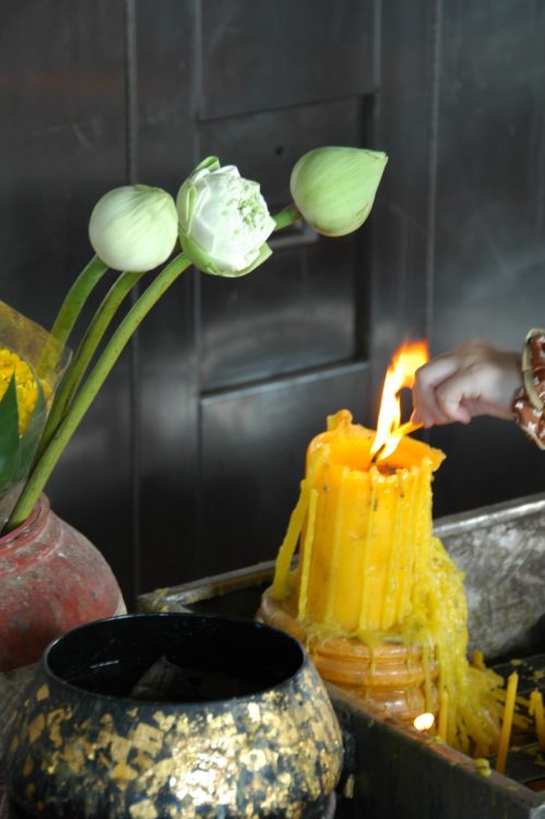 Candle and Flowers - Bangkok