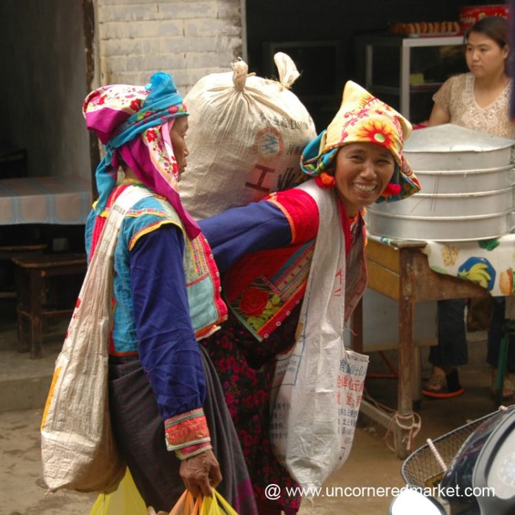 Ethnic Minority Women at Market - Xishuangbanna