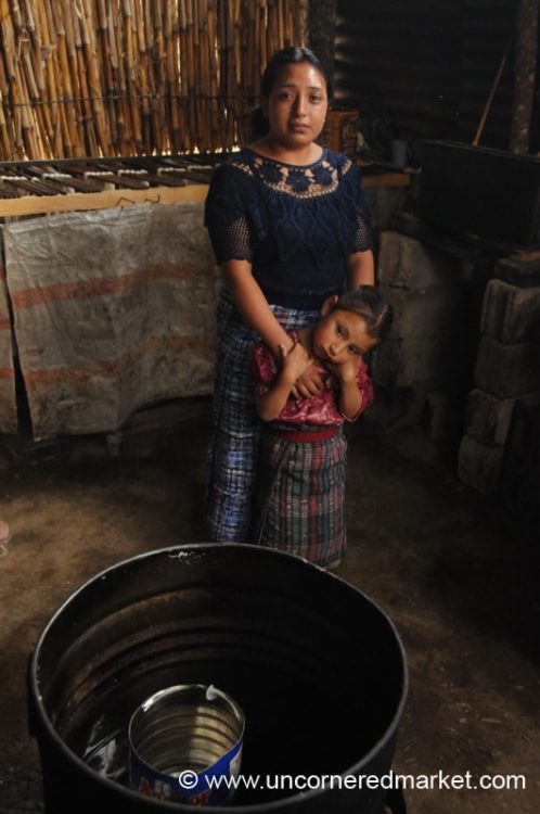Mother and Daughter - San Pedro Sacatepequez, Guatemala