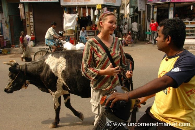 Conversing on the Street - Chennai, India