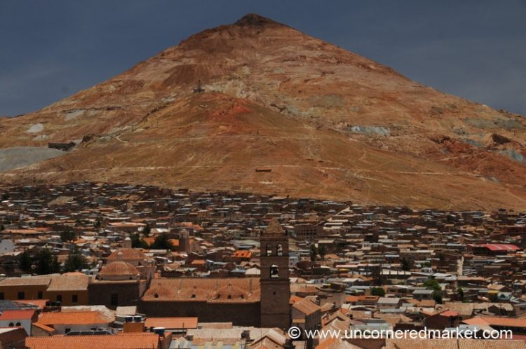Cerro Rico Looms Over Potosi