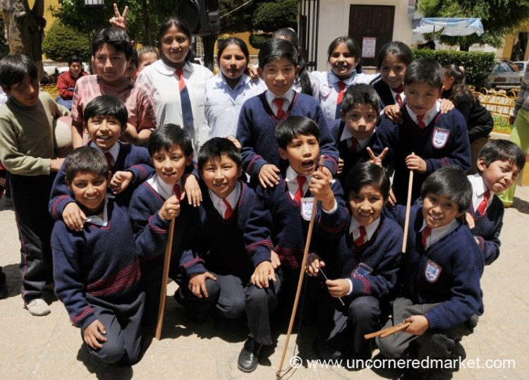 Curious Schoolkids - Potosi