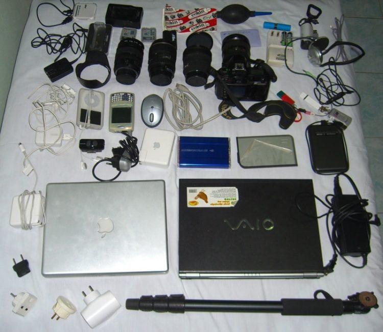 Gadgets on the Bed