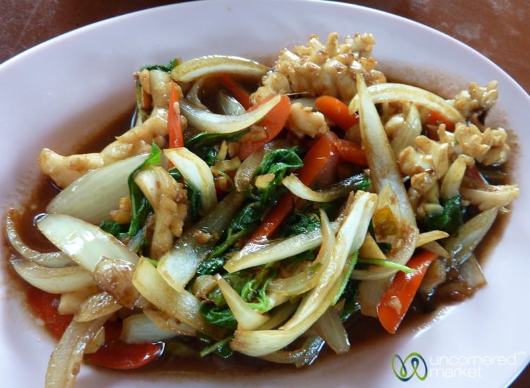 Thai Squid Basil Stir-Fry