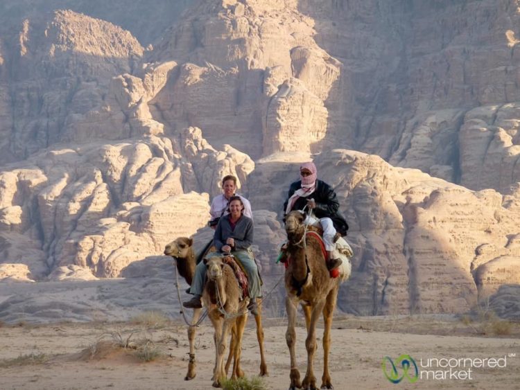 Camel Ride at Wadi Rum in Jordan