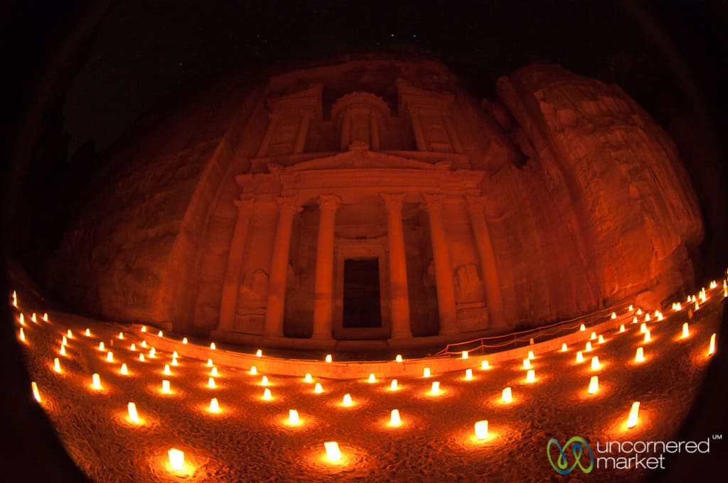 Petra by Night, a beautiful way to experience Petra in Jordan.
