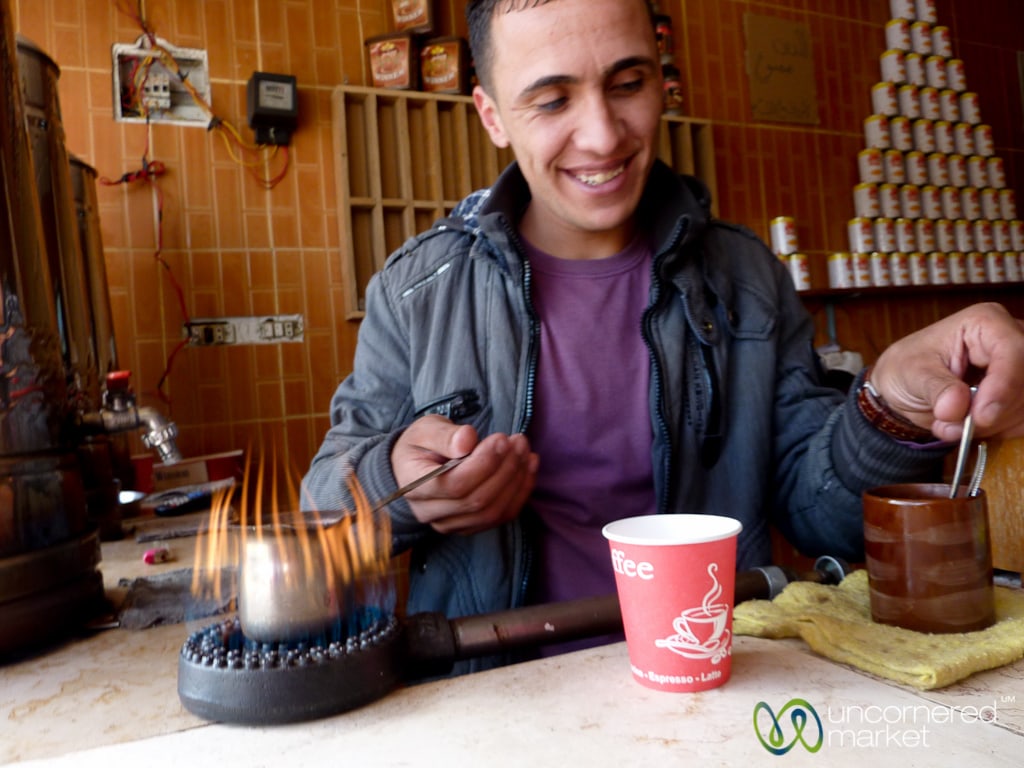 making  Coffee in Jordan
