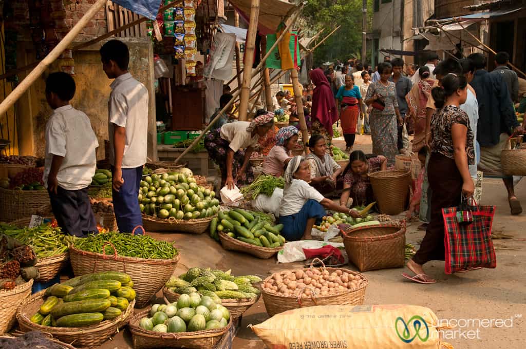 Ethnic market in Chittagong Hill Tracts, Bangladesh 