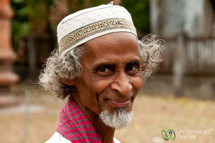 Friendly Imam of the Nine Dome Mosque - Bagerhat, Bangladesh