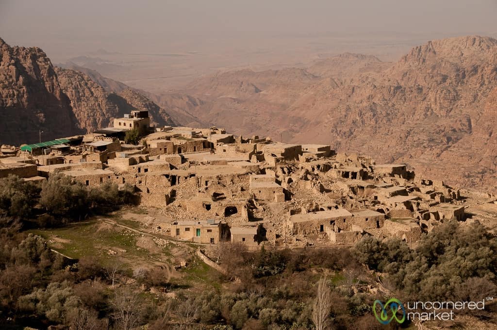 View of Dana Village in the Early Morning - Jordan