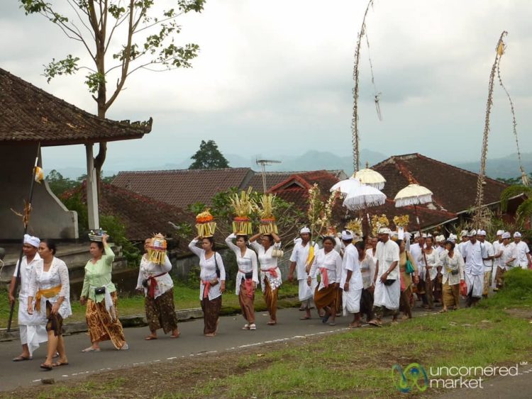 Funeral Procession at Besakih Temple - Bali