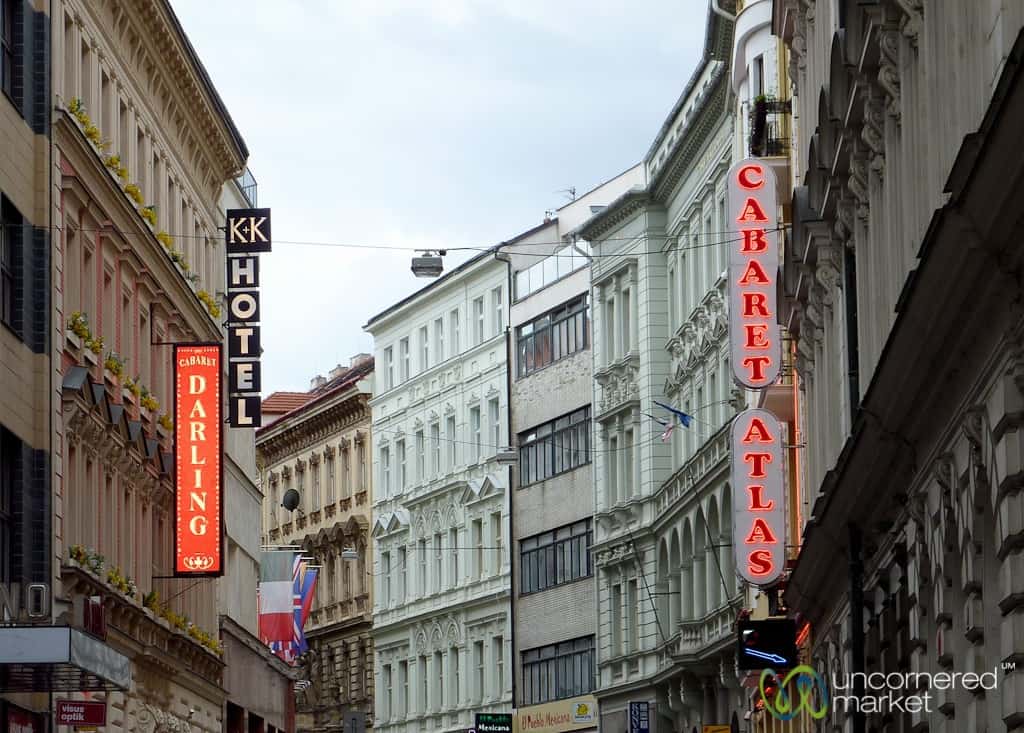 Prague Wenceslas Square, Strip Clubs