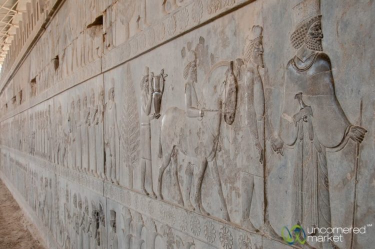 Apadana Palace Reliefs - Persepolis, Iran