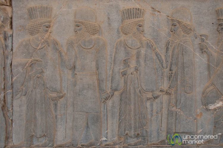 Apadana Palace Reliefs, Friendship - Persepolis, Iran