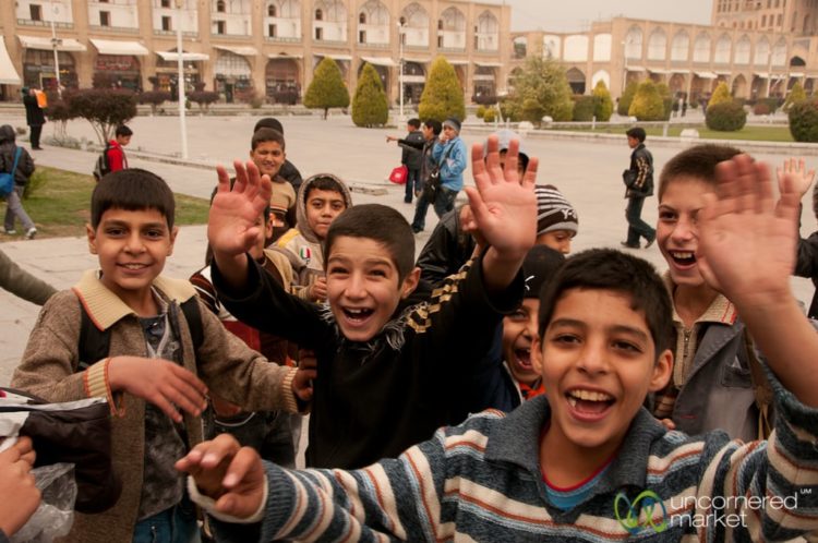 Iranian Boys in Esfahan