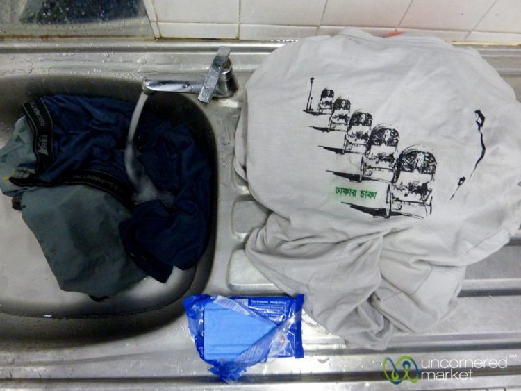 Washing Clothes by Hand - Kuala Lumpur