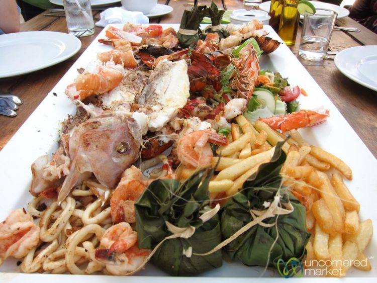 Seafood Feast at Tulum Beach