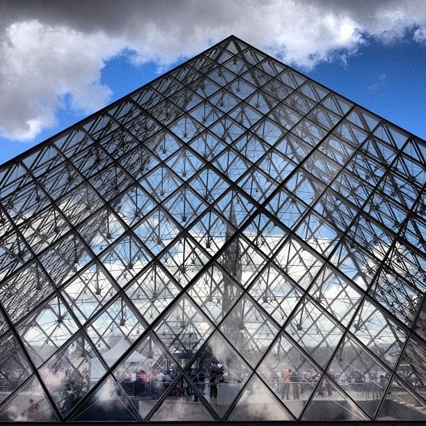 Louvre pyramid Paris