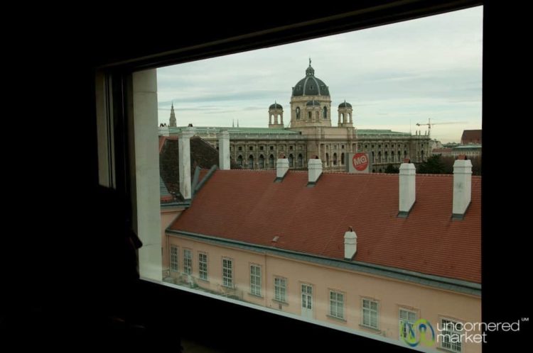 Looking Out from Leopold Museum - Vienna, Austria