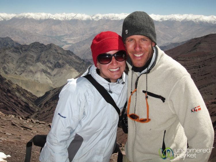 Dan and Audrey Ladakh trekking meditation