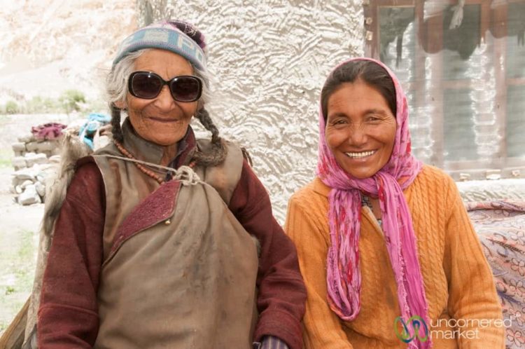 Ladakhi Women, Mother and Daughter - Markha Valley Trek, Ladakh