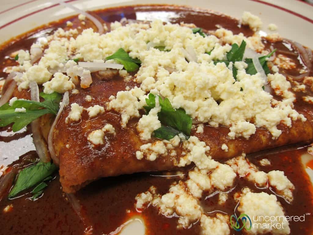 Oaxaca Food, Enchiladas