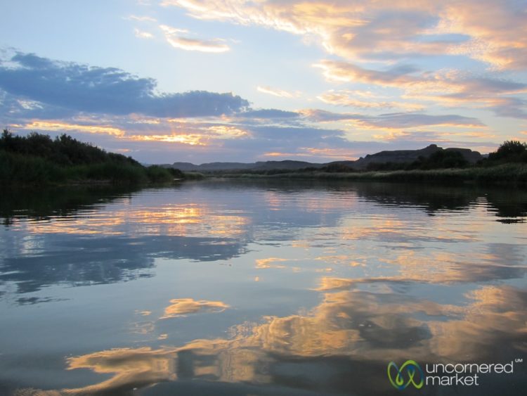 Orange River at Sunset - Northern Cape