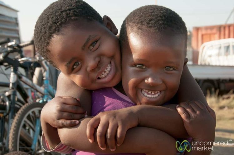 Smiling Kids in Soweto, South Africa