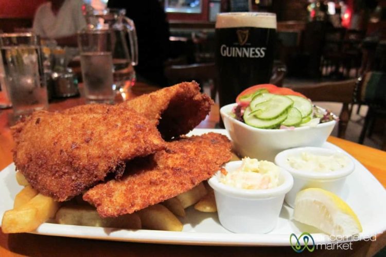 Fish and Chips at an Irish Pub - Portmagee, Ireland