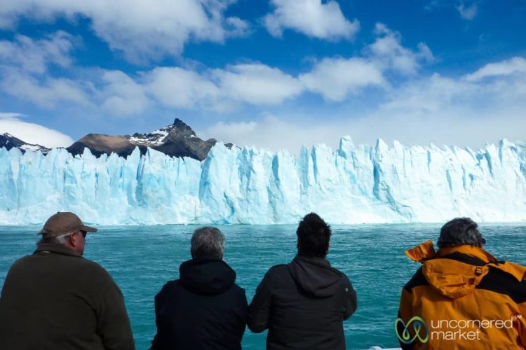 Watching the Glacier from the Boat - El Calafate, Argentina