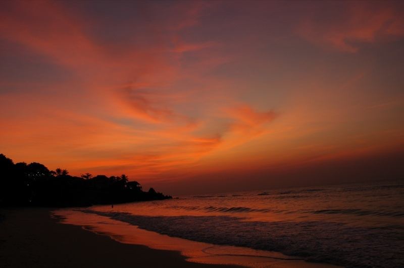  Sunset at the Beach - Haad Yao, Thailand