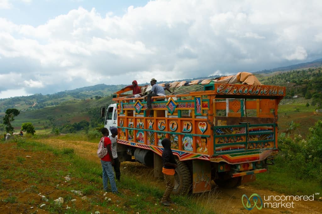 Truck in the Hills of Haiti