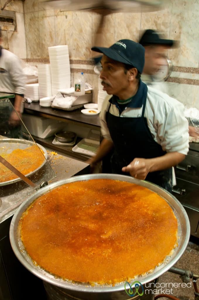 Jordan Street Food, Kanefeh in Amman