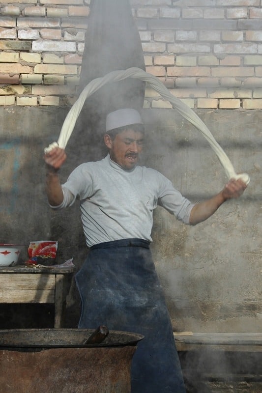 Xinjiang Street Food, Laghman Hand-Pulled Noodles
