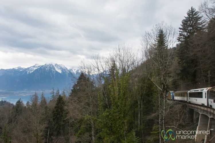 Cheese Train from Montreux to Chateau d'Oex - Switzerland