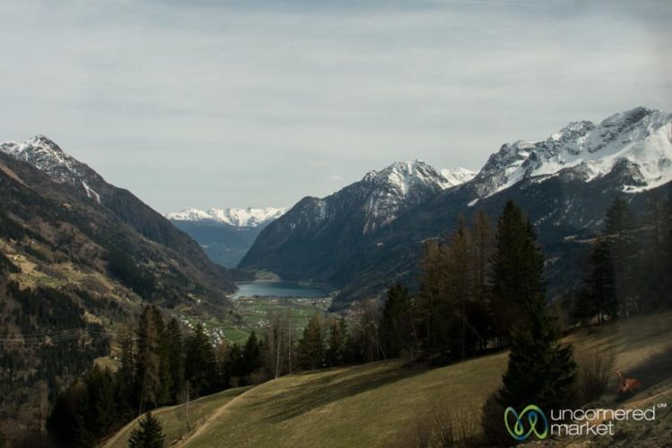 Bernina Express Views, Mountains and Lake - Switzerland