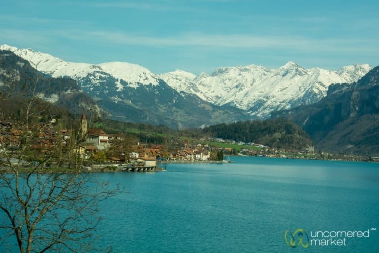 En Route to Lucerne by Train - Switzerland