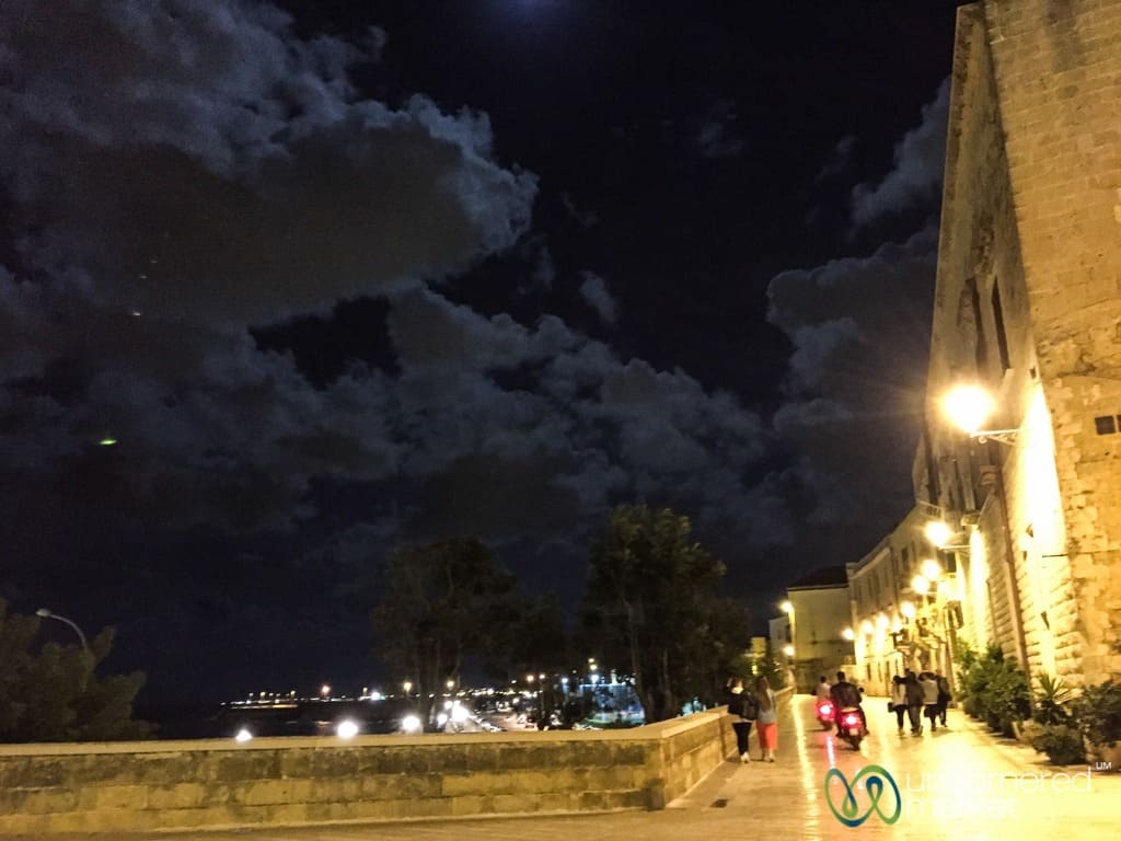Bari Old Town at Night