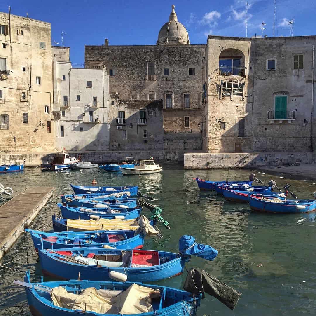 Puglia, Monopoli Old Port and Fishing Boats