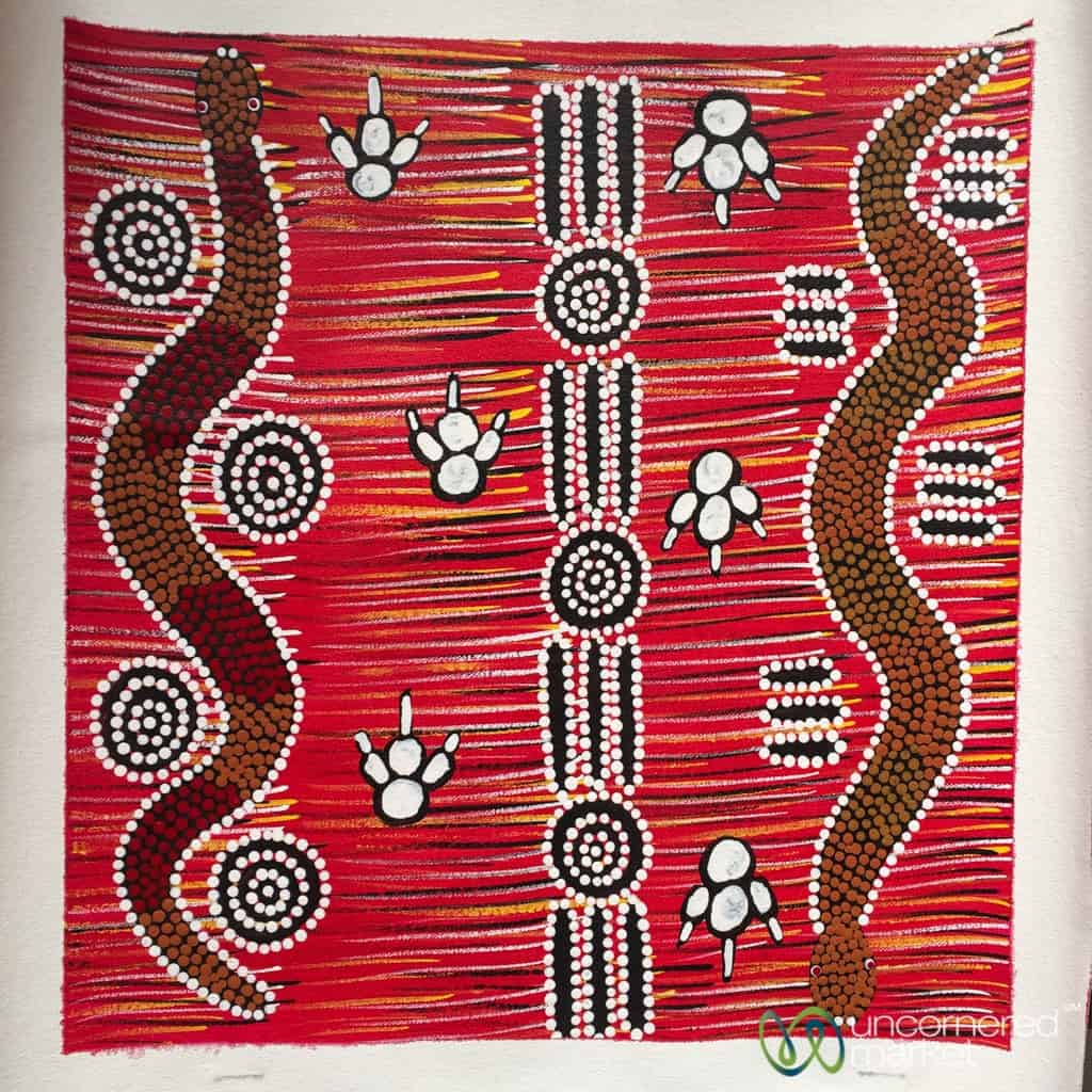 Australia Vacation, Aboriginal Paintings
