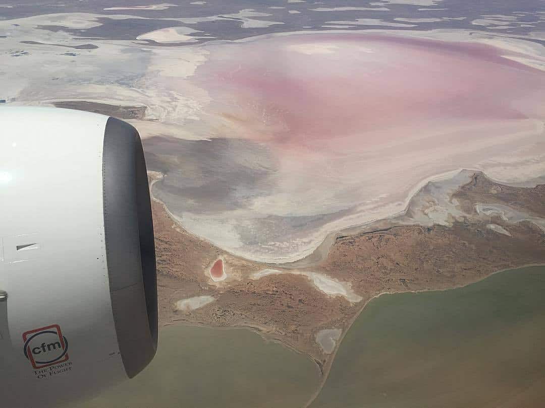Australia Vacation, Lake Eyre from Above