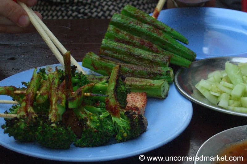 Burmese Food, Street barbecue