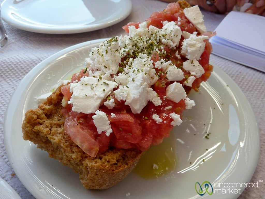 Crete Food, Dakos to Snack On